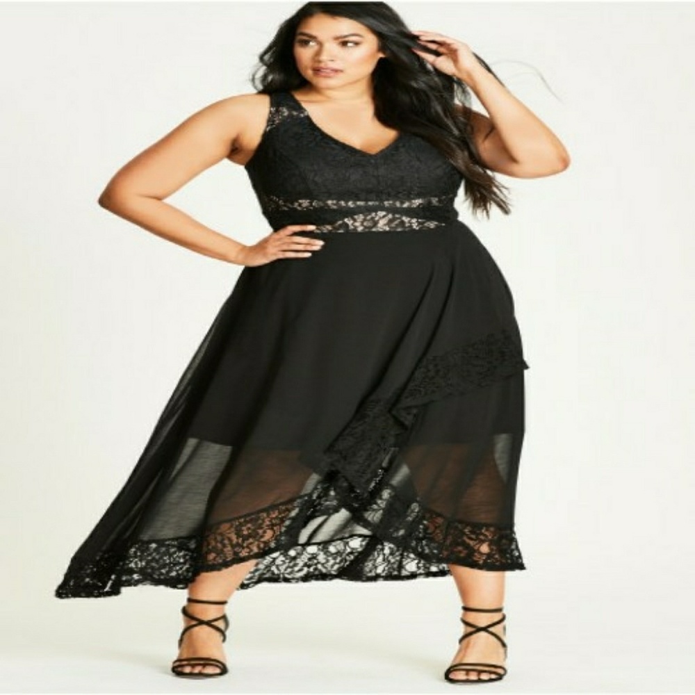 Seduction Chiffon Maxi Dress